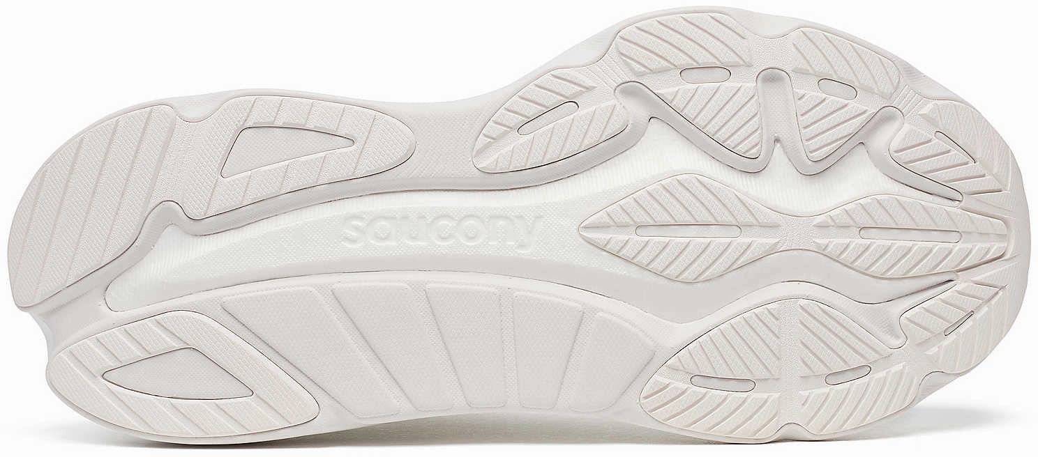 Saucony Hurricane 24 Mens Running Shoes - White Trail Shoes