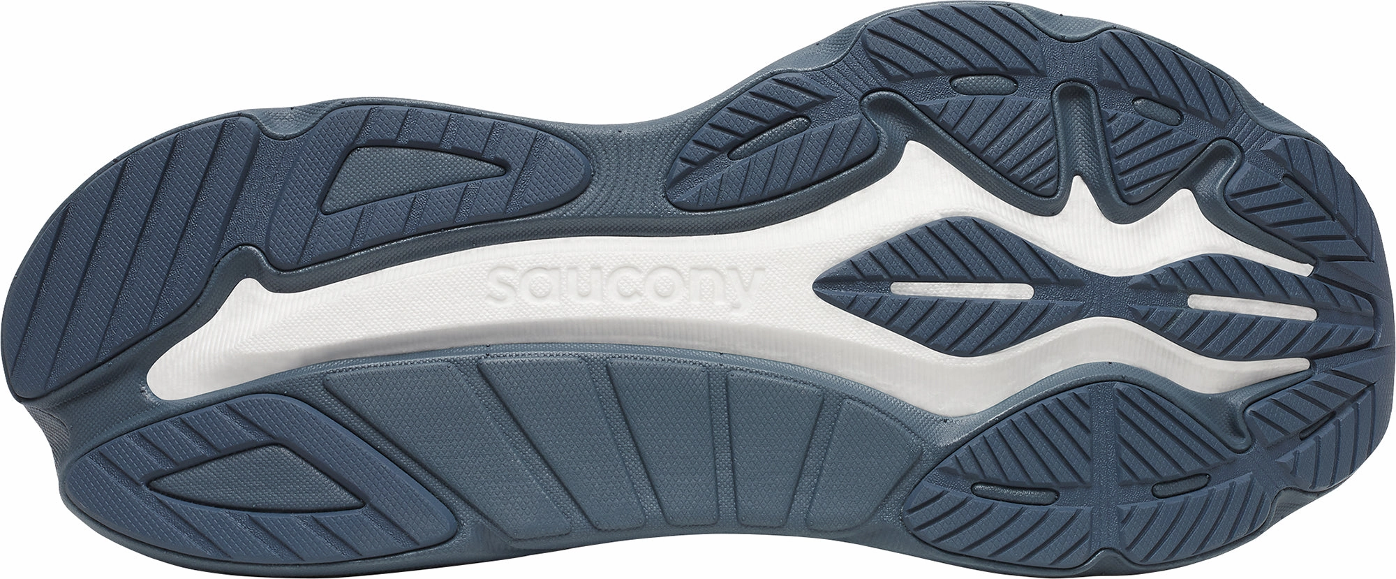Saucony Hurricane 24 Mens Running Shoes - White Trail Shoes