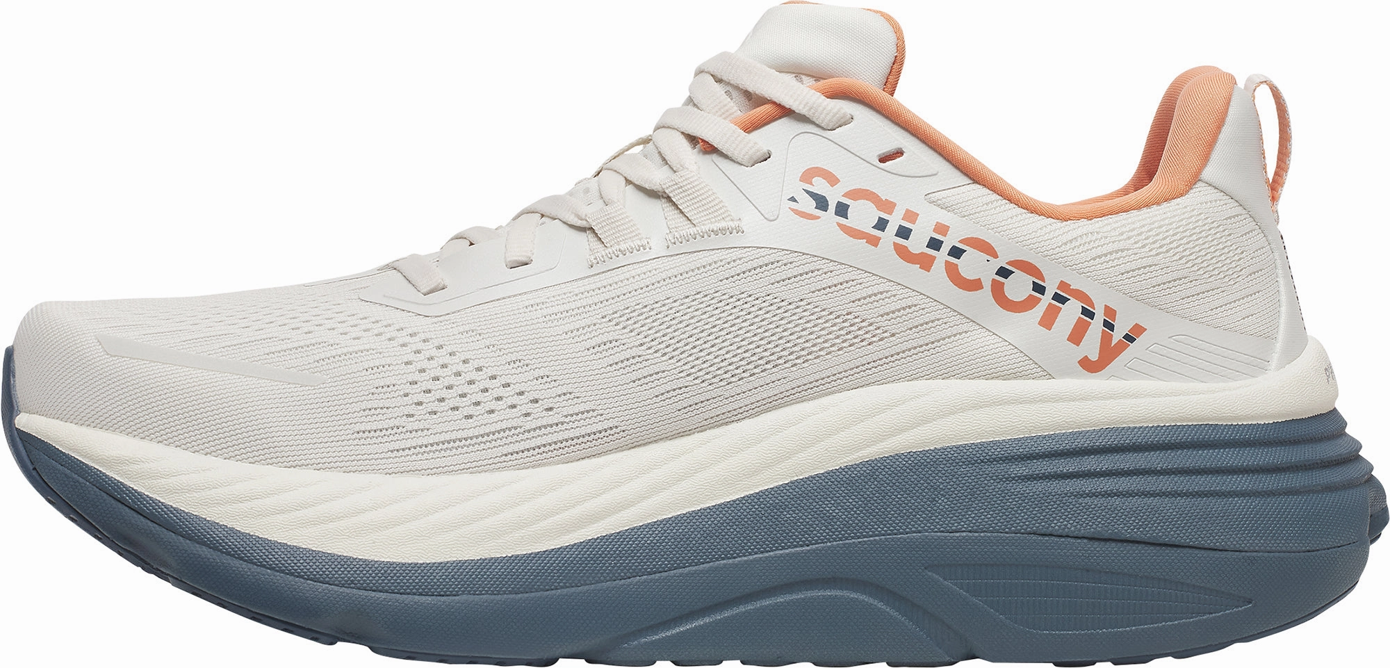 Saucony Hurricane 24 Mens Running Shoes - White Trail Shoes