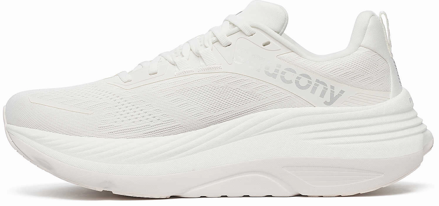 Saucony Hurricane 24 Mens Running Shoes - White Trail Shoes