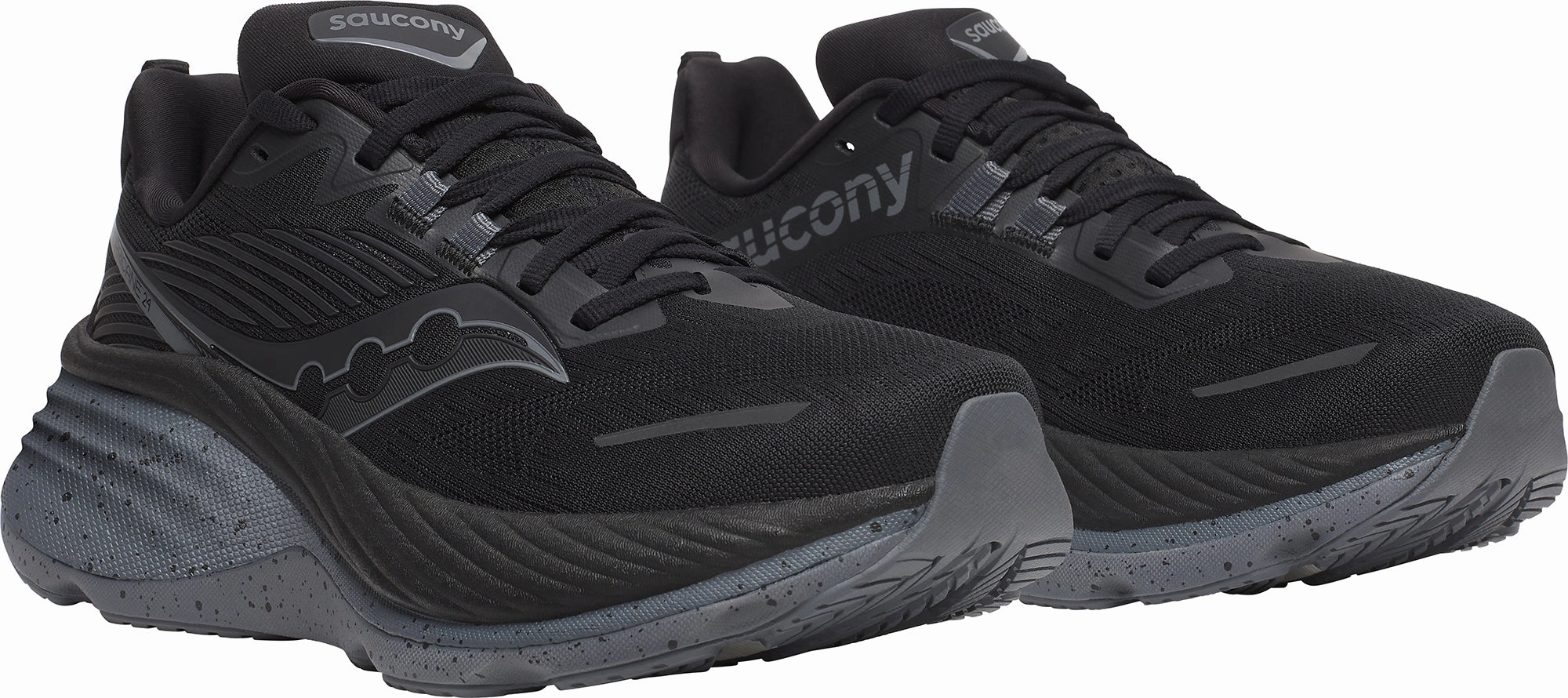 Saucony Hurricane 24 Womens Running Shoes - Black Trail Shoes
