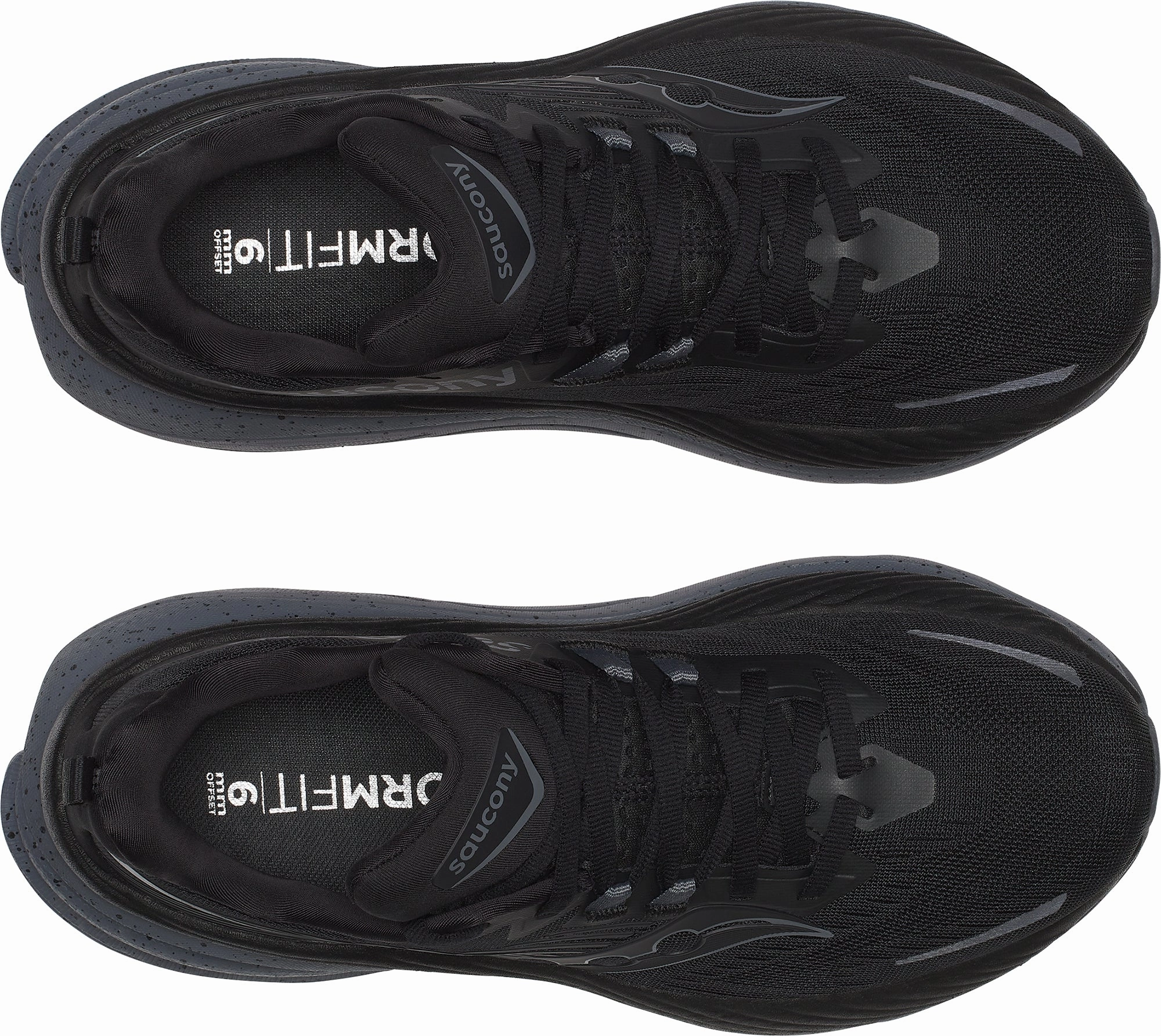 Saucony Hurricane 24 Womens Running Shoes - Black Trail Shoes