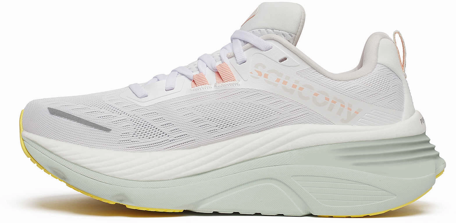 Saucony Hurricane 24 Womens Running Shoes - White Trail Shoes
