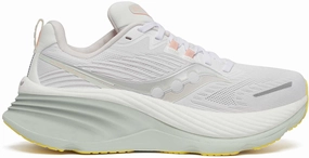 Saucony Hurricane 24 Womens Running Shoes - White Saucony running shoes with stability support