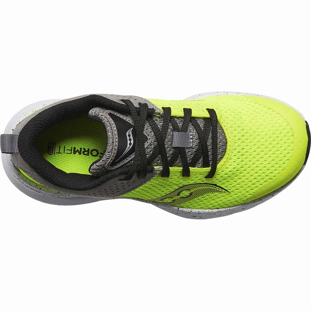Saucony Kinvara 14 Junior Running Shoes - Yellow Trail Shoes
