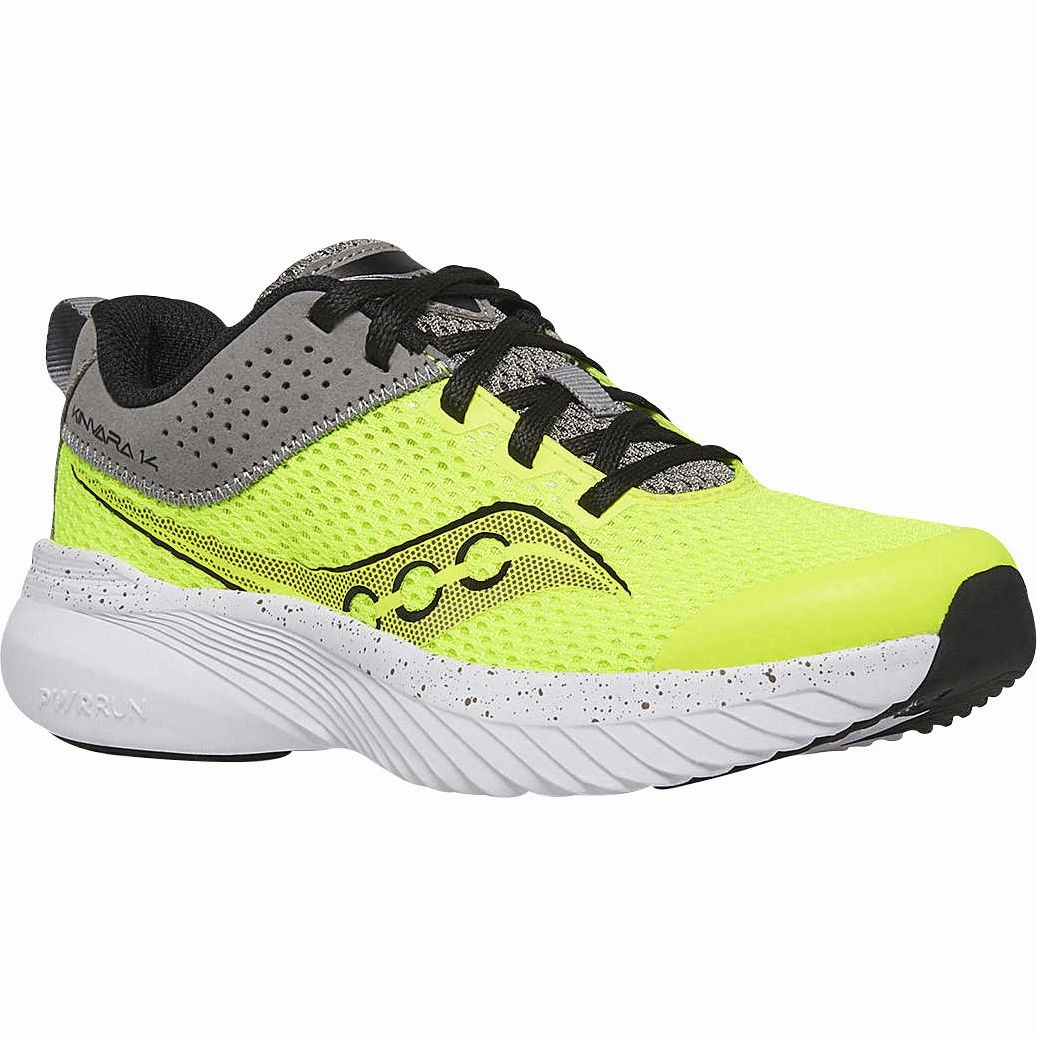 Saucony Kinvara 14 Junior Running Shoes - Yellow Trail Shoes