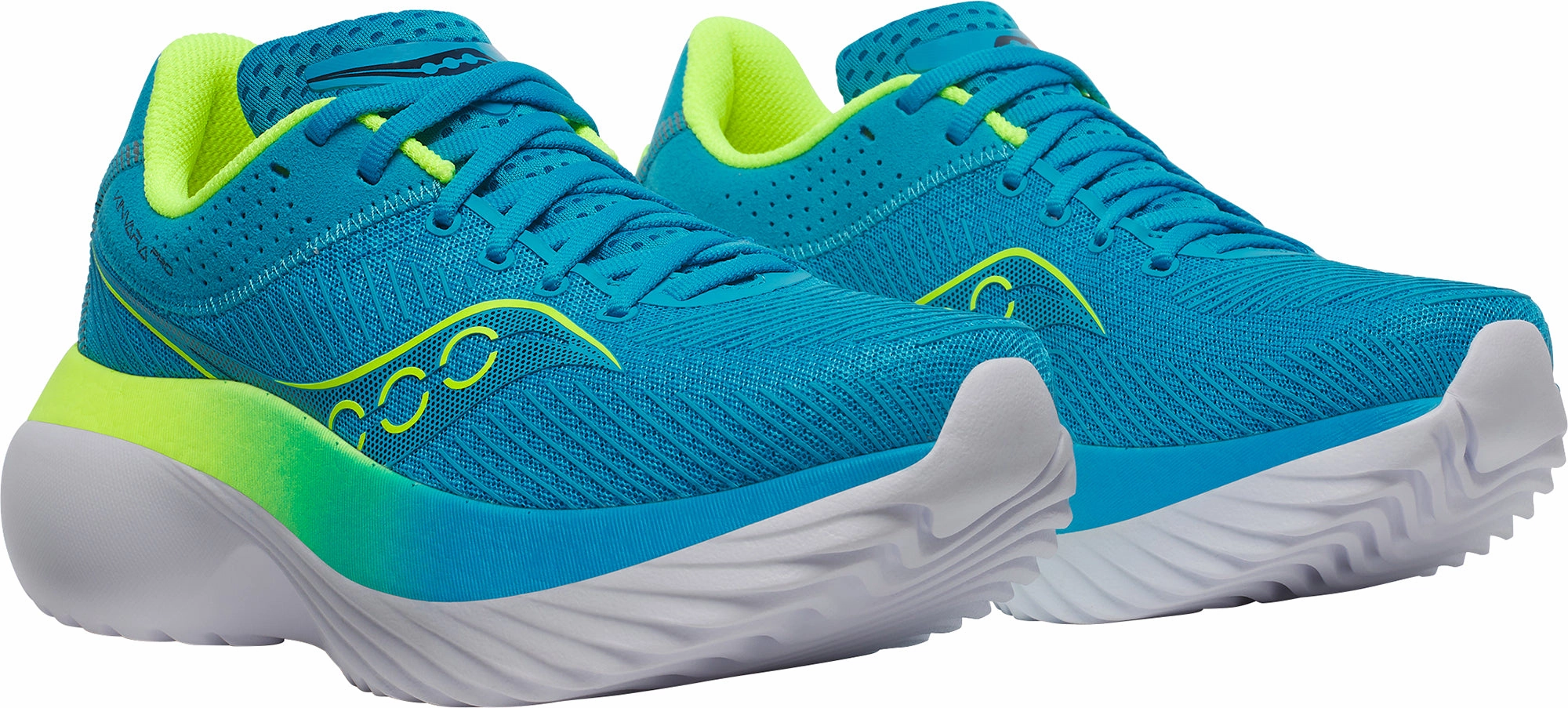 Saucony Kinvara Pro Womens Running Shoes - Blue Trail Shoes