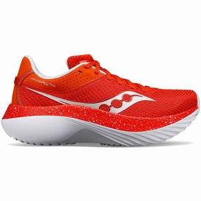 Saucony Kinvara Pro Womens Running Shoes - Red Saucony running shoes with stability support