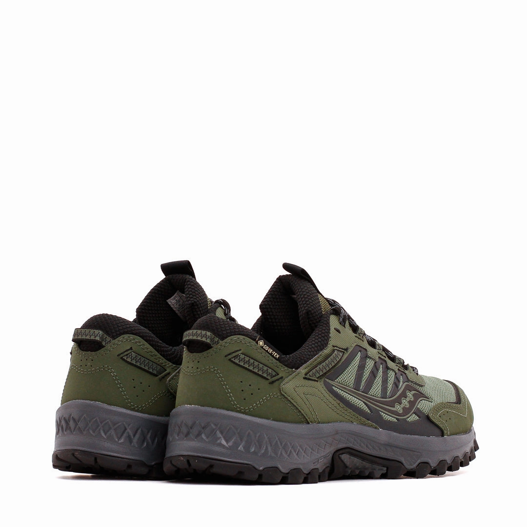 Saucony Men Grid Peak GTX Gore-Tex Forest Black S70849-2 Saucony high-speed running shoes