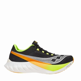 Saucony Men's Endorphin Pro 4 Running Shoes in Black/Vo2 AW25 Saucony lightweight trainers for everyday use