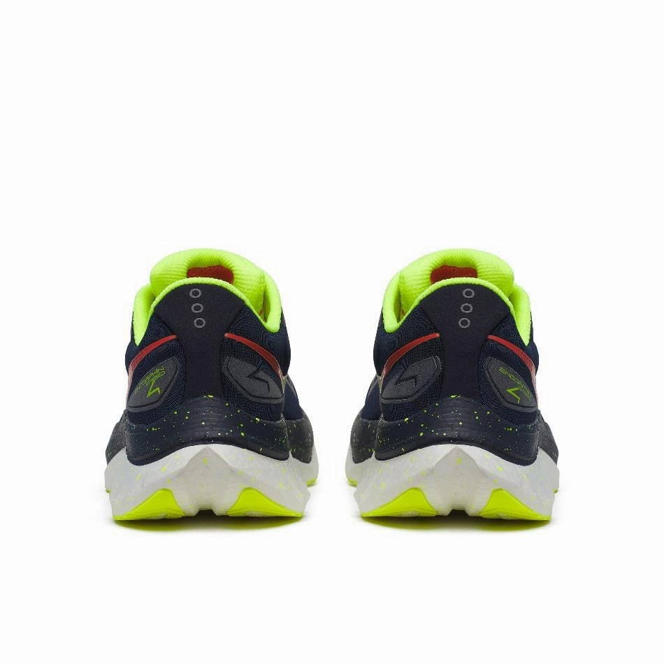 Saucony Men's Endorphin Speed 4 Running Shoes in Navy/Pepper SS25 Saucony versatile athletic footwear
