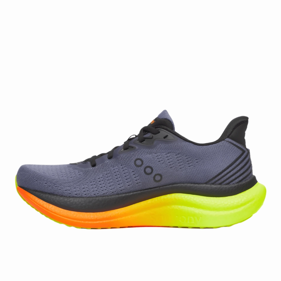 Saucony Men's Triumph 23 Running Shoes in Shadow/Vizi AW25 Saucony versatile athletic footwear