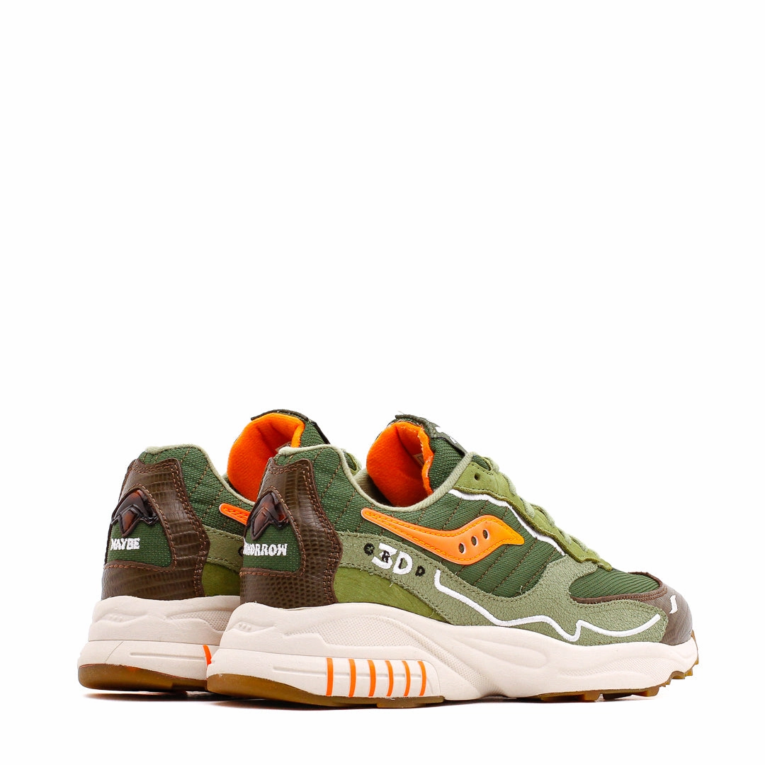 Saucony Men x Maybe Tomorrow 3D Grid Hurricane Tortoise S70682-1 Saucony high-speed running shoes