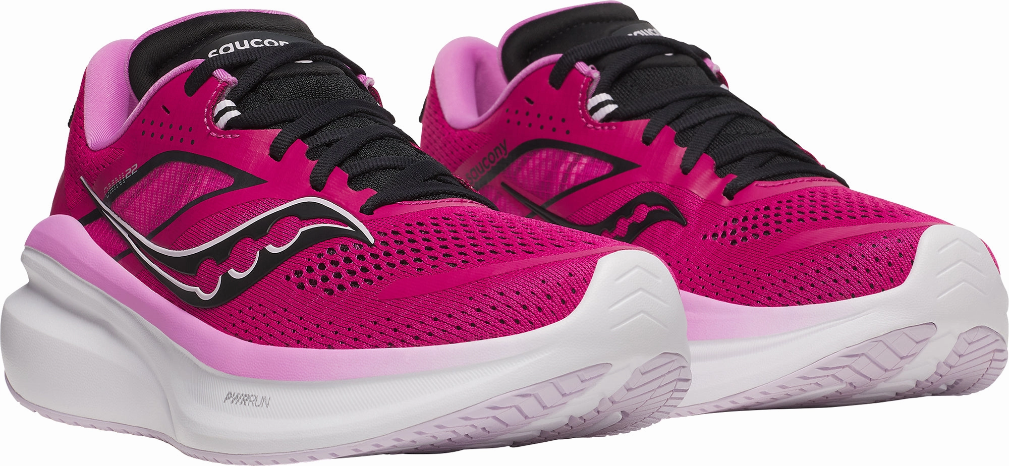 Saucony Omni 22 Womens Running Shoes - Pink Trail Shoes