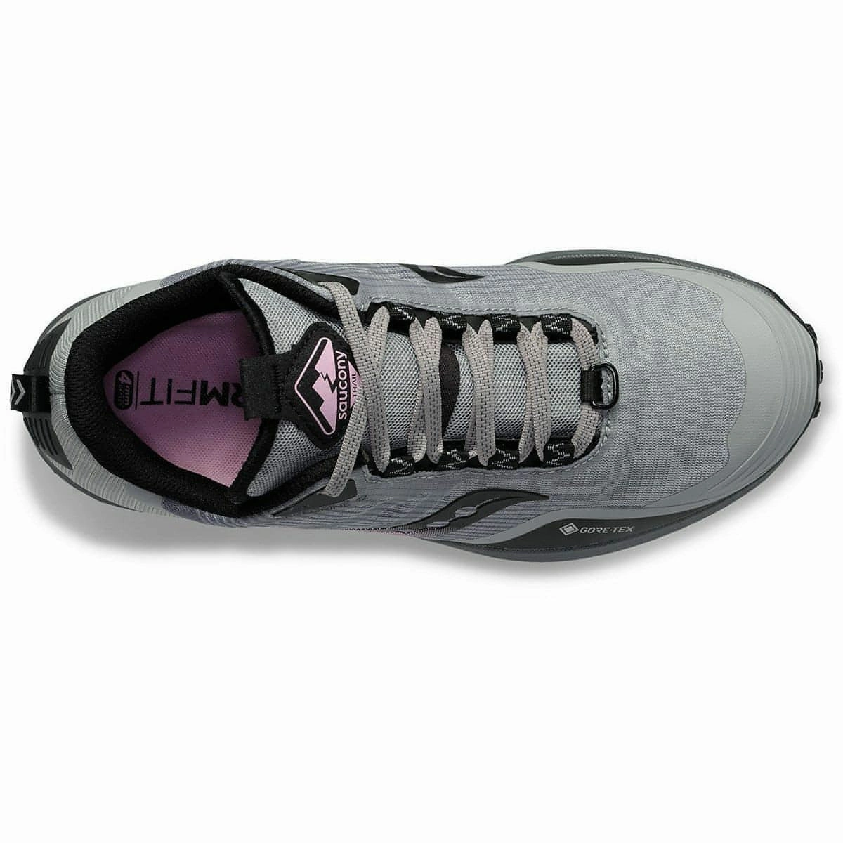 Saucony Peregrine 12 GORE-TEX Womens Trail Running Shoes - Grey Trail Shoes
