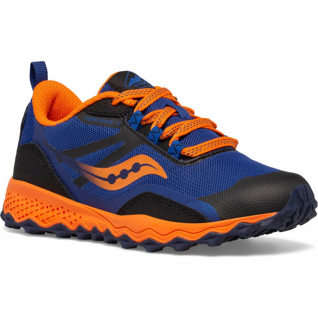 Saucony Peregrine 12 Shield Junior Trail Running Shoes - Navy Trail Shoes