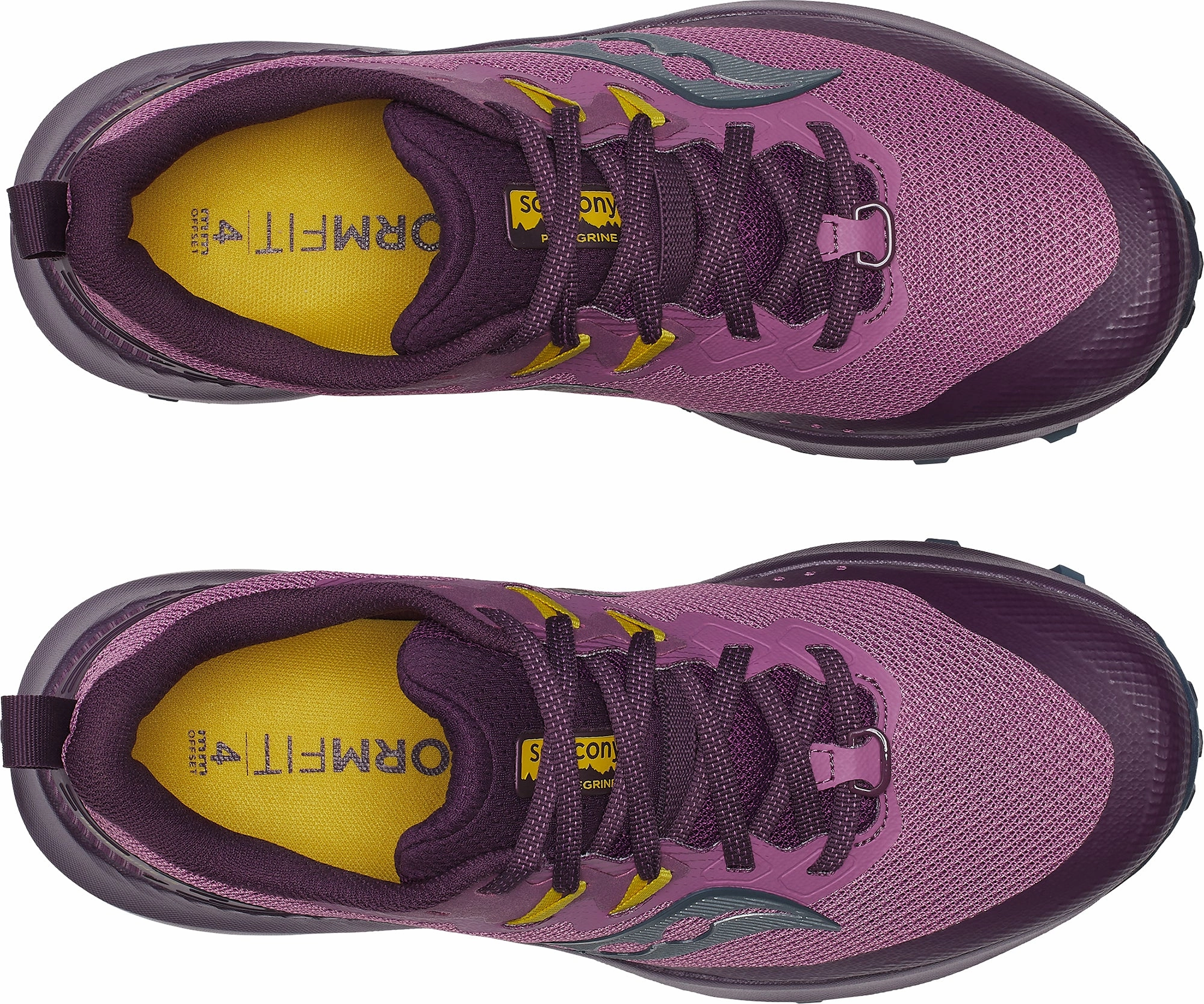 Saucony Peregrine 14 Womens Trail Running Shoes - Purple Trail Shoes