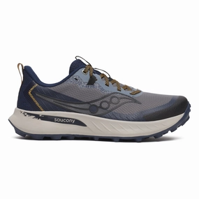 Saucony Peregrine 15 | Cinder / Navy | Mens Saucony durable shoes for active lifestyle