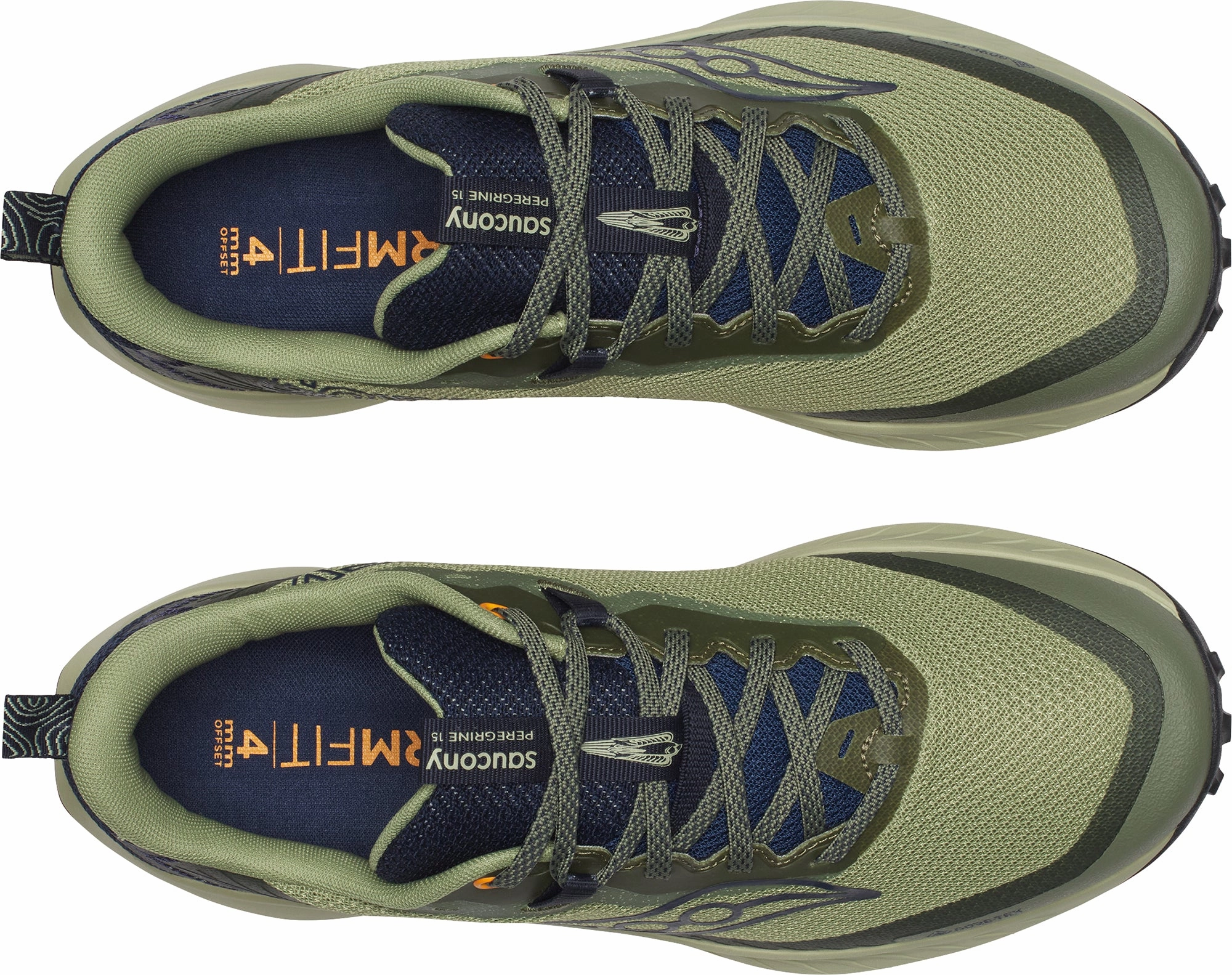 Saucony Peregrine 15 GORE-TEX Mens Trail Running Shoes - Green Trail Shoes