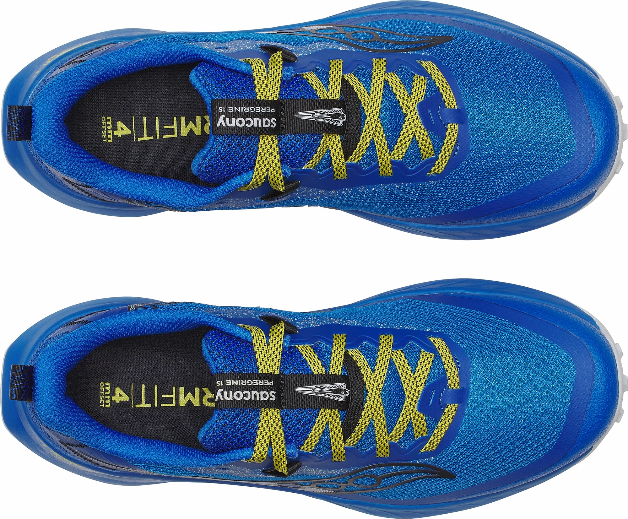Saucony Peregrine 15 Mens Trail Running Shoes - Blue Trail Shoes