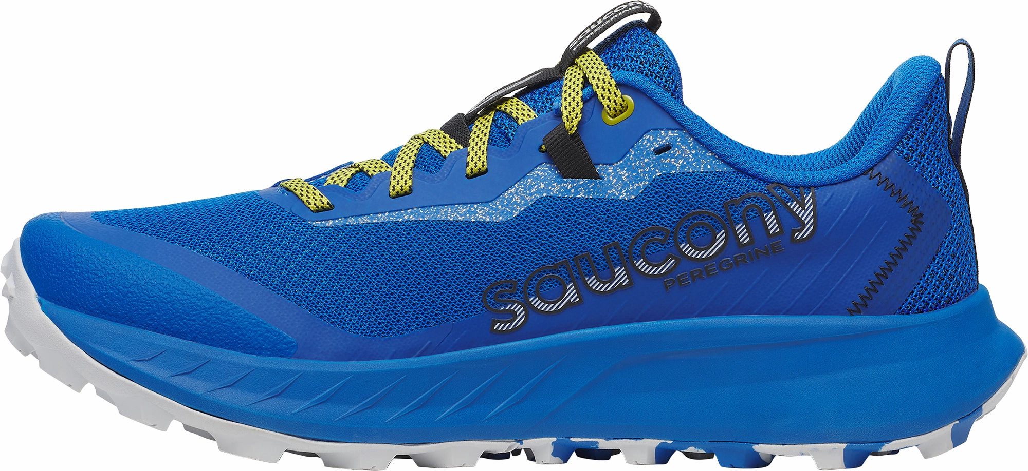 Saucony Peregrine 15 Mens Trail Running Shoes - Blue Trail Shoes