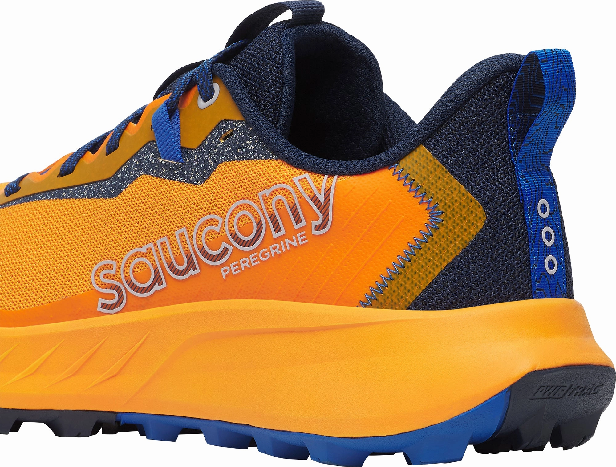 Saucony Peregrine 15 Mens Trail Running Shoes - Orange Trail Shoes