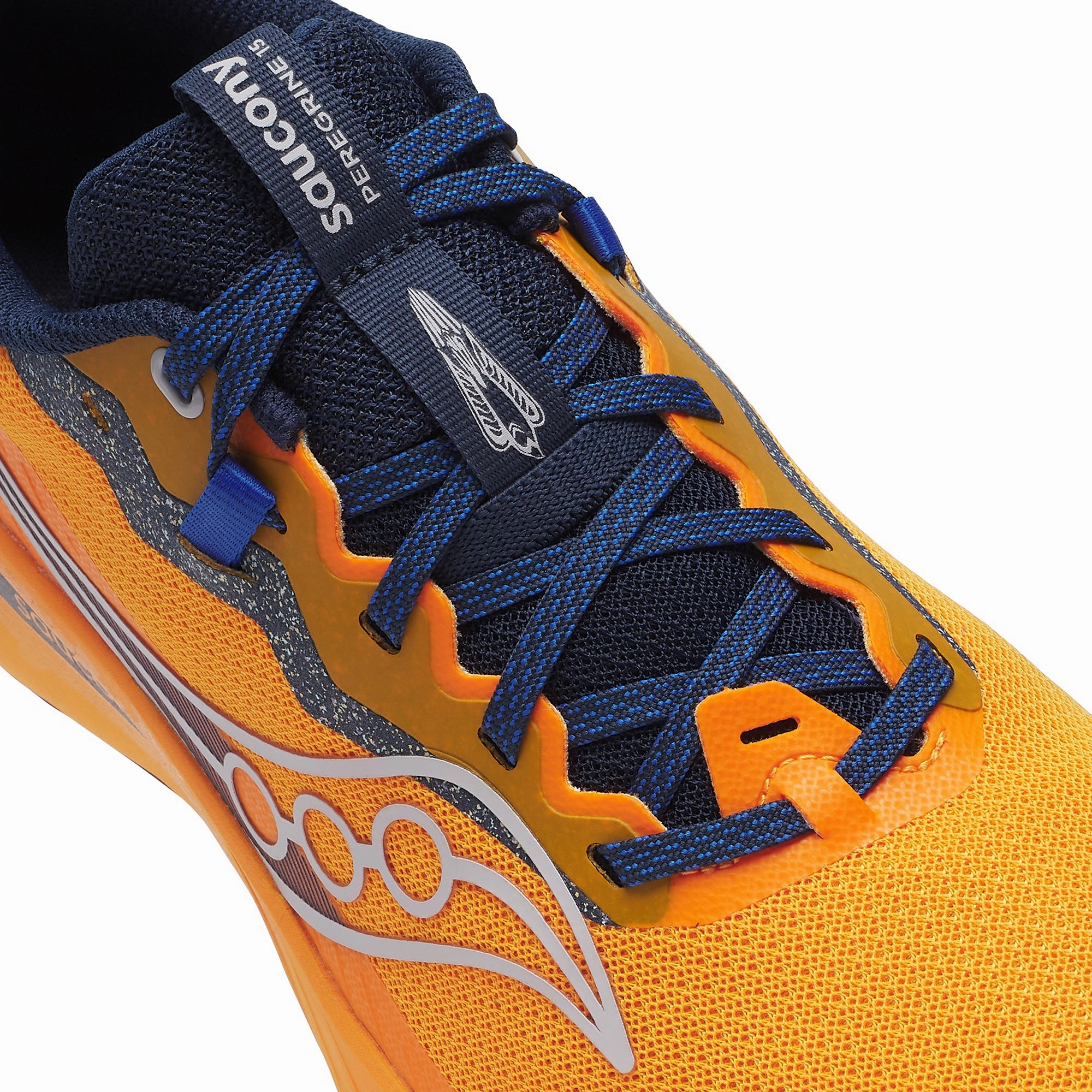 Saucony Peregrine 15 Mens Trail Running Shoes - Orange Trail Shoes