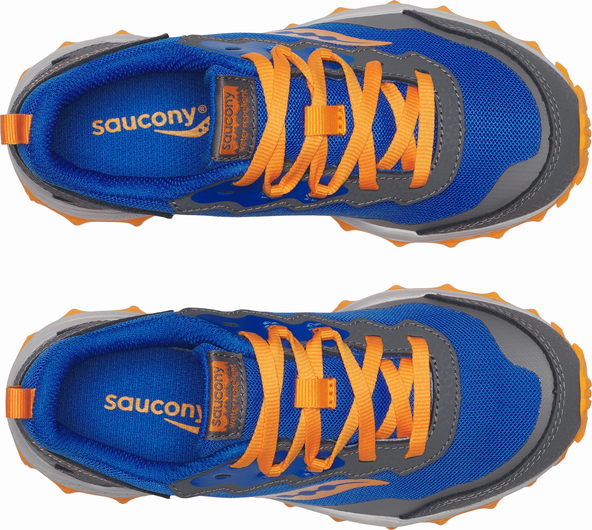 Saucony Peregrine KDZ Shield Junior Trail Running Shoes - Blue Trail Shoes