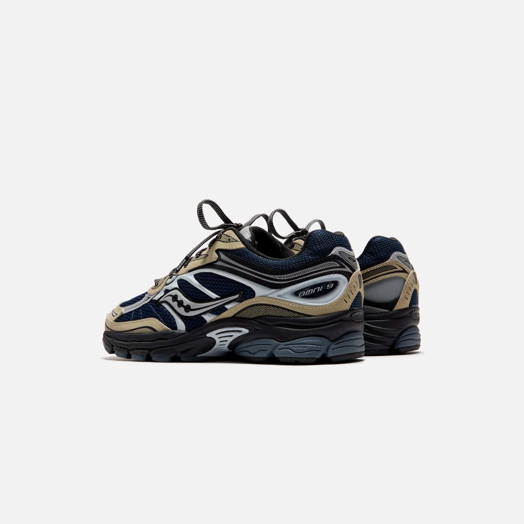 Saucony Progrid Omni 9 - Beige / Blue Saucony Lightweight Shoes