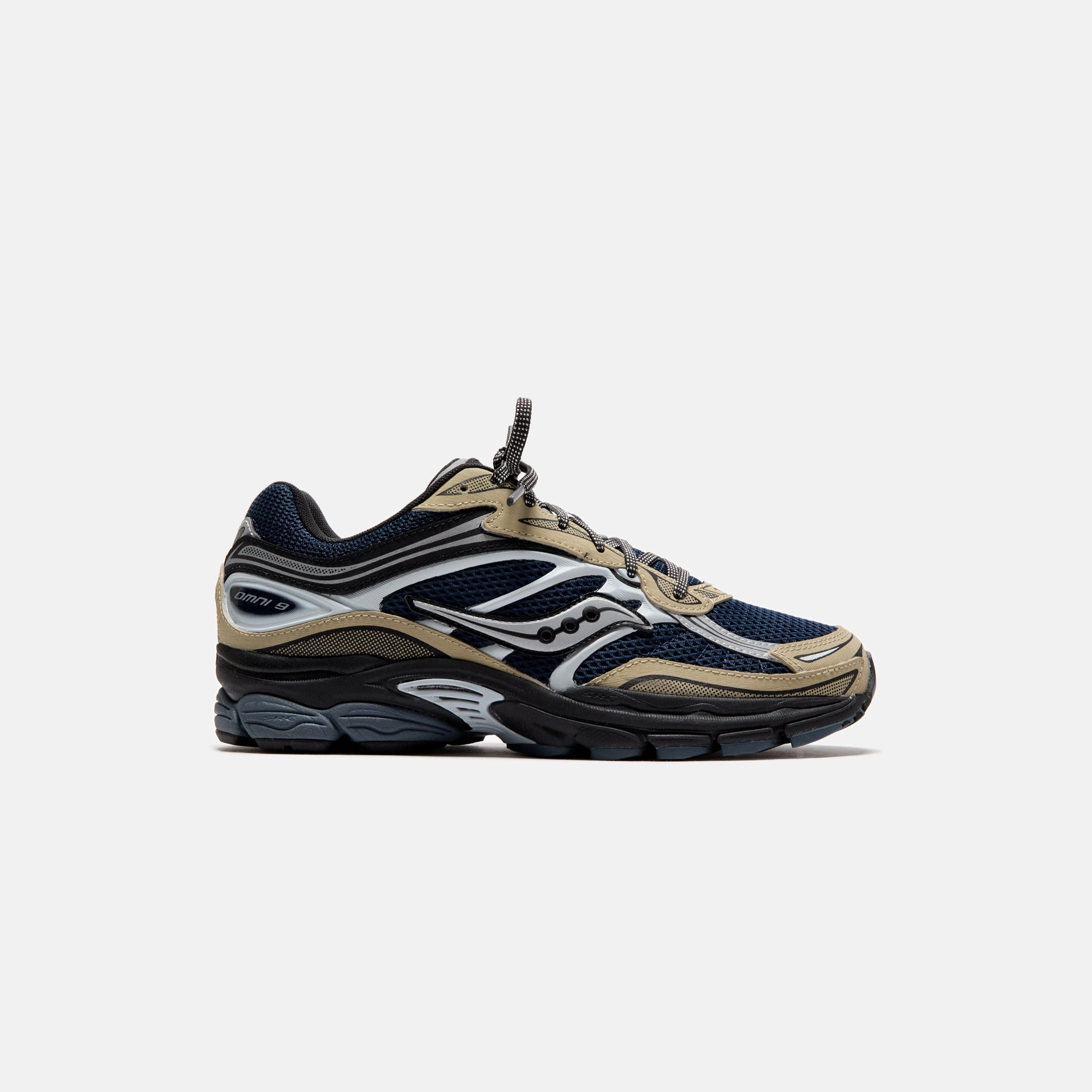 Saucony Progrid Omni 9 - Beige / Blue saucony durable performance running shoes