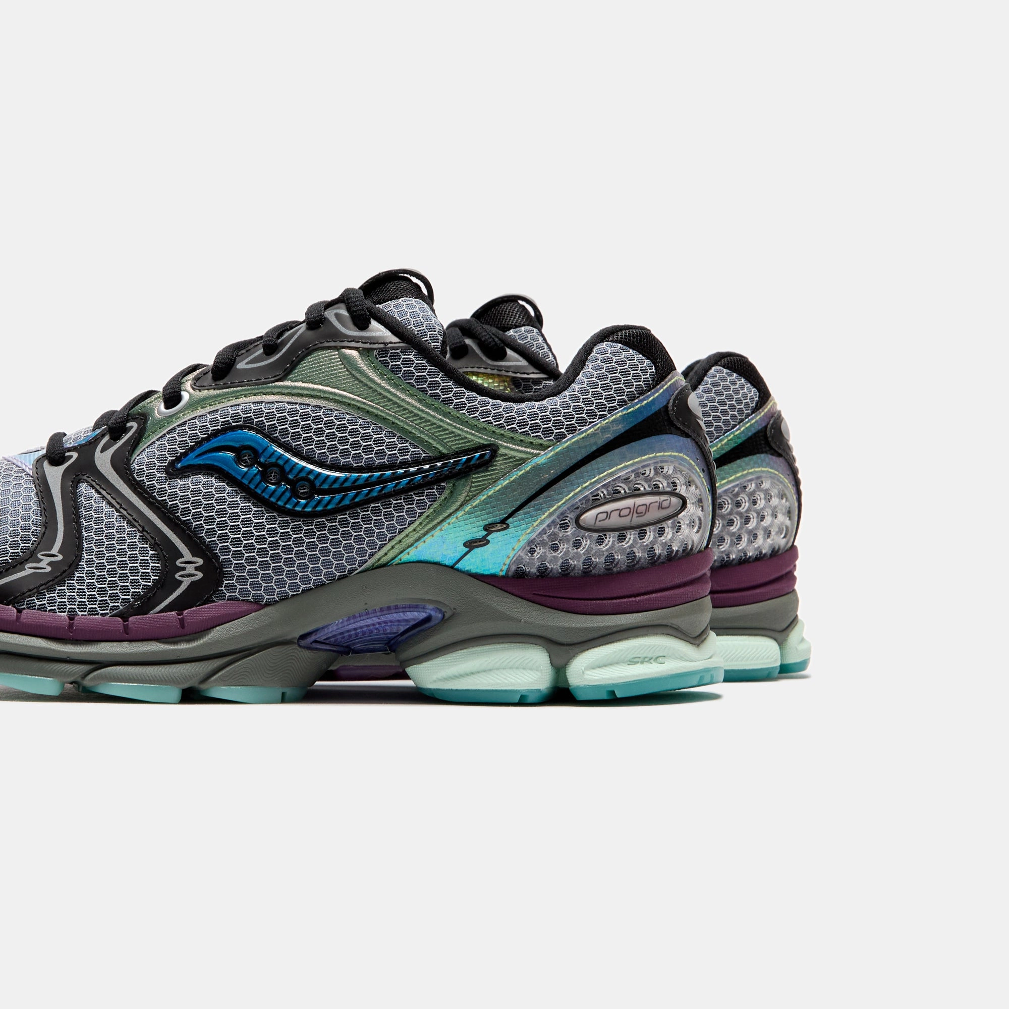 Saucony Progrid Triumph 4 - Navy / Holographic Saucony Lightweight Shoes