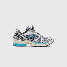 Saucony Progrid Triumph 4 - White / Blue saucony durable performance running shoes