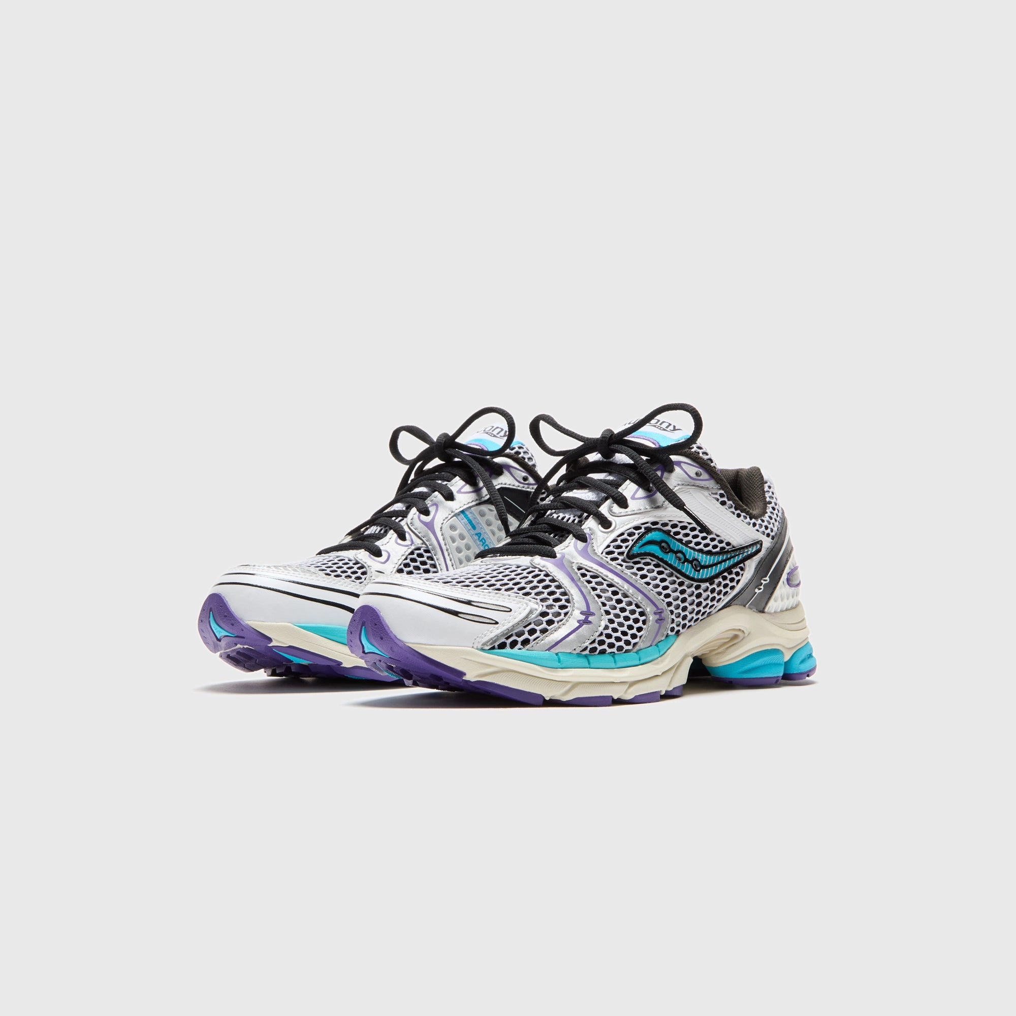 Saucony Progrid Triumph 4 - White / Blue Saucony Lightweight Shoes