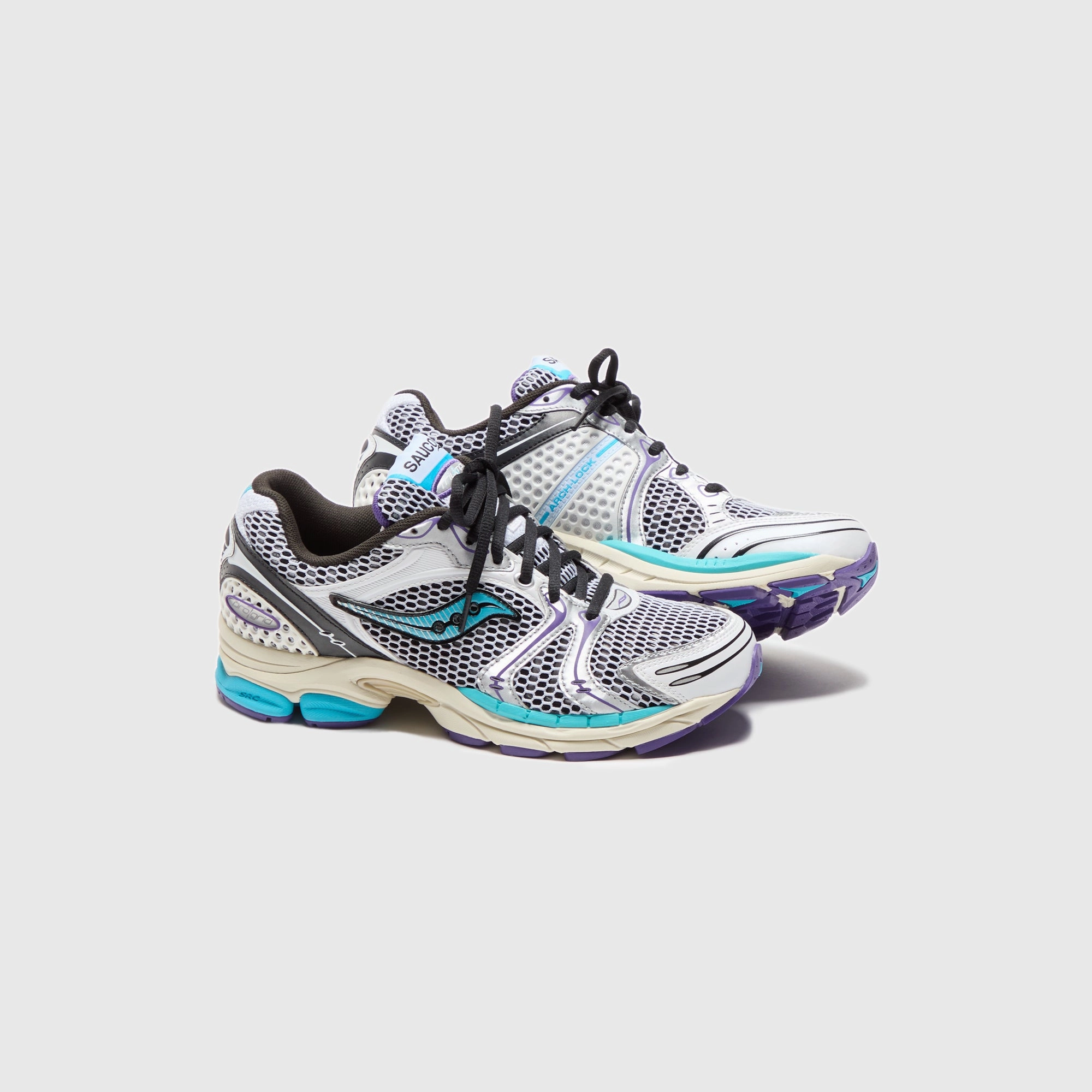 Saucony Progrid Triumph 4 - White / Blue Saucony Lightweight Shoes