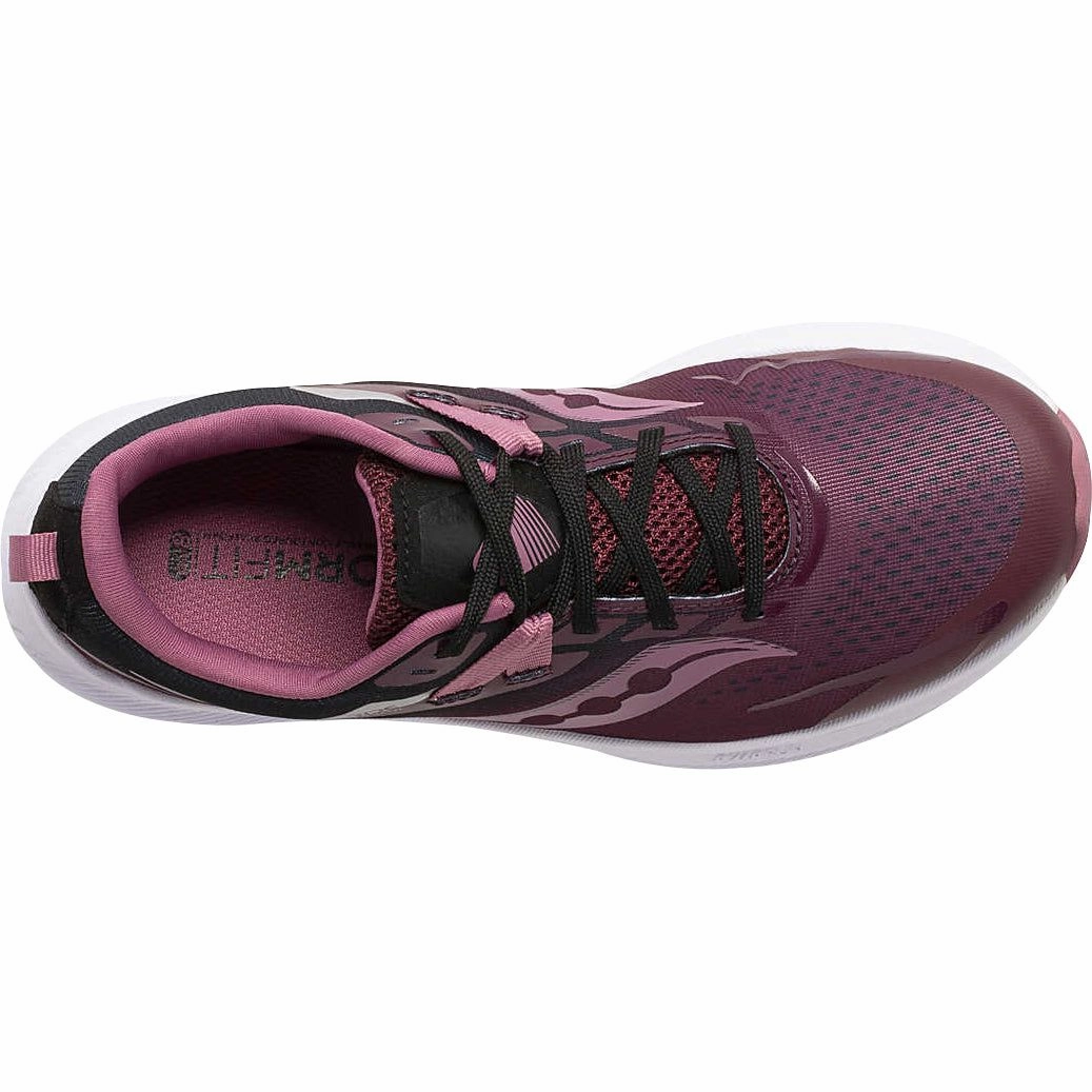 Saucony Ride 15 Junior Running Shoes - Red Trail Shoes