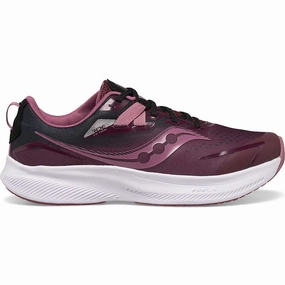 Saucony Ride 15 Junior Running Shoes - Red Saucony running shoes with stability support