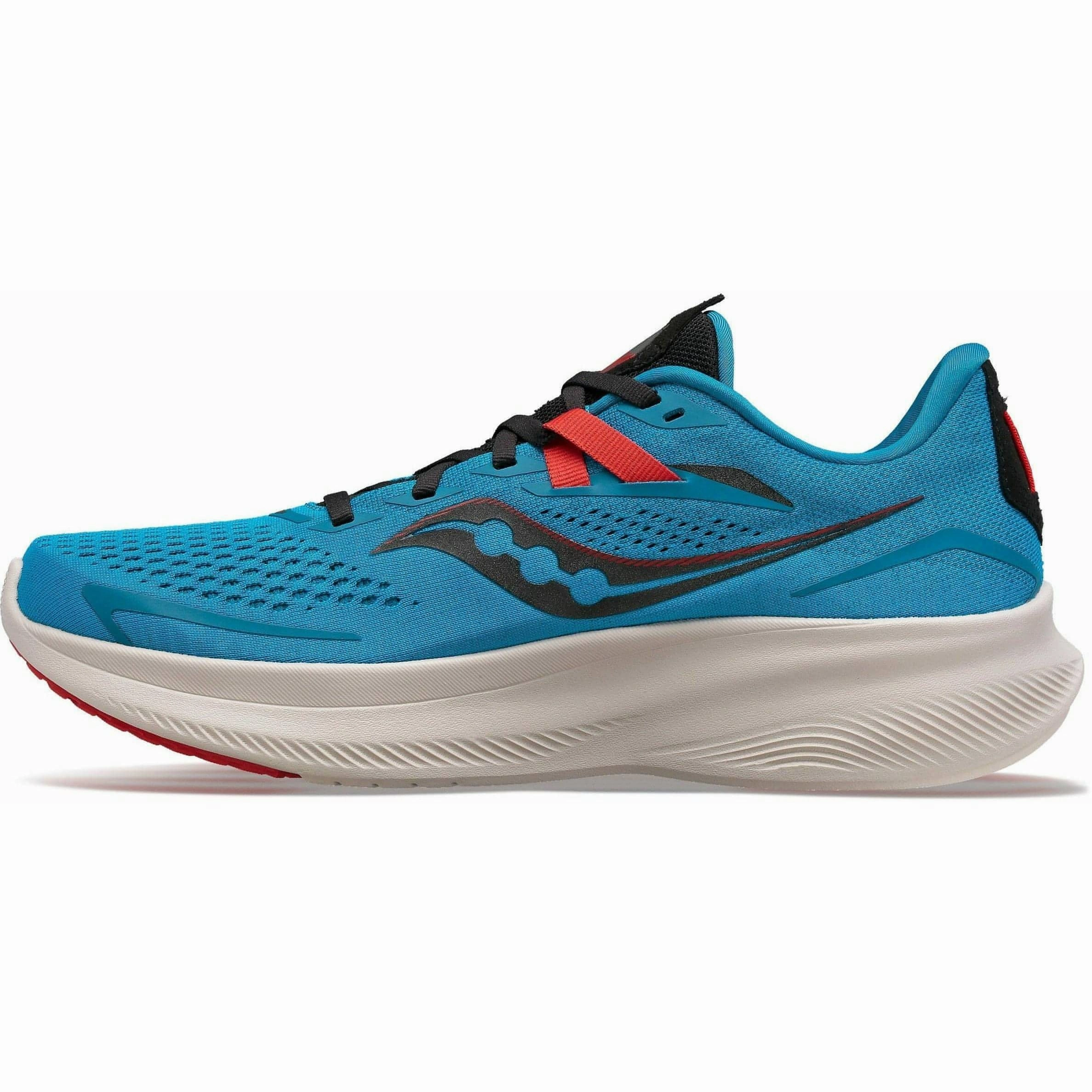 Saucony Ride 15 Mens Running Shoes - Blue Trail Shoes