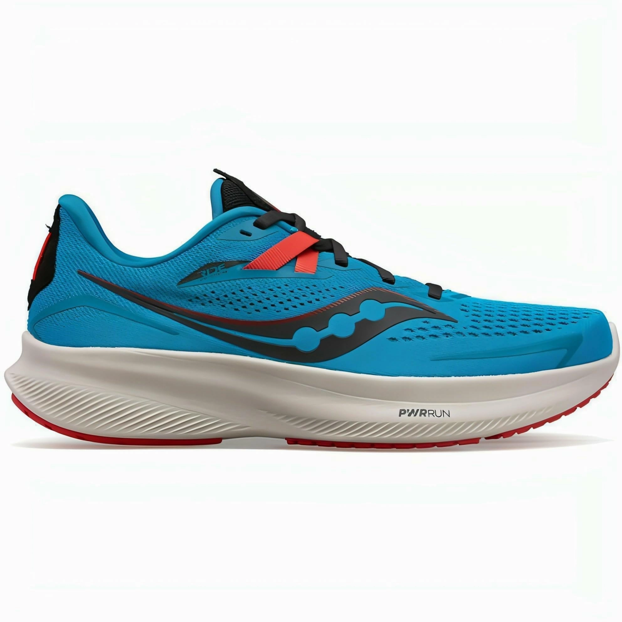 Saucony Ride 15 Mens Running Shoes - Blue Saucony running shoes with stability support