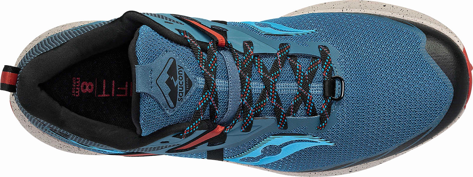 Saucony Ride 15 TR Mens Trail Running Shoes - Blue Trail Shoes