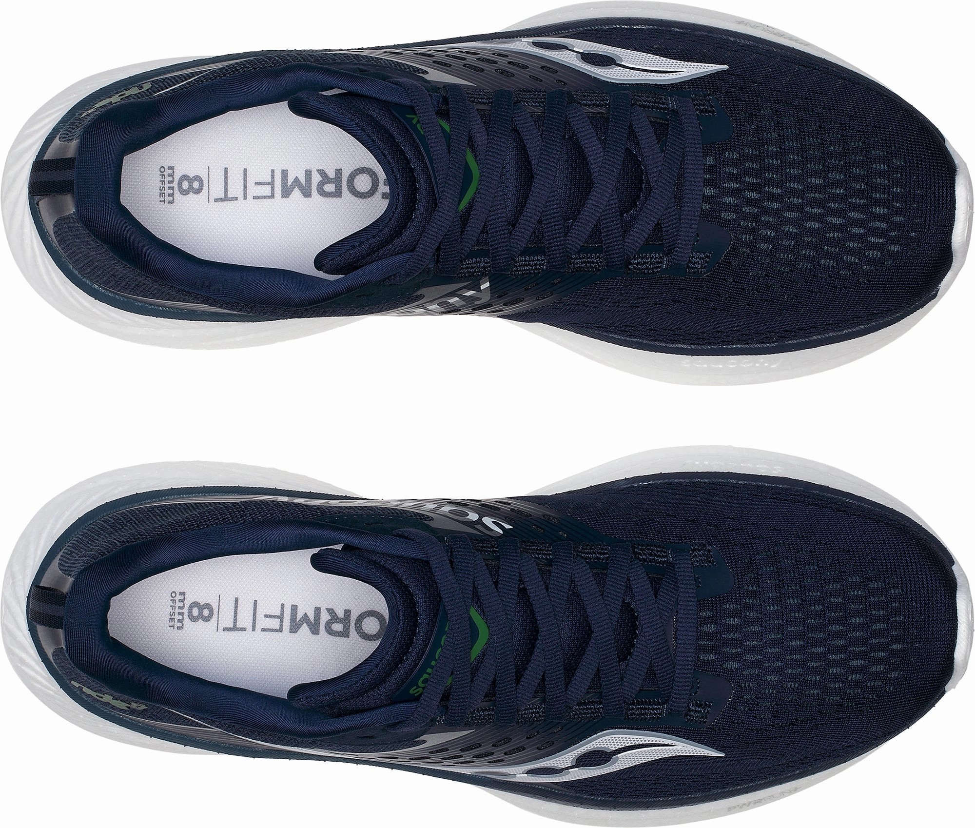 Saucony Ride 17 Mens Running Shoes - Navy Trail Shoes