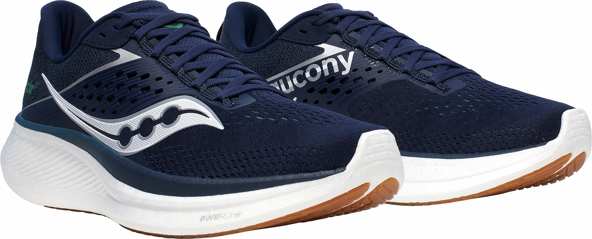 Saucony Ride 17 Mens Running Shoes - Navy Trail Shoes