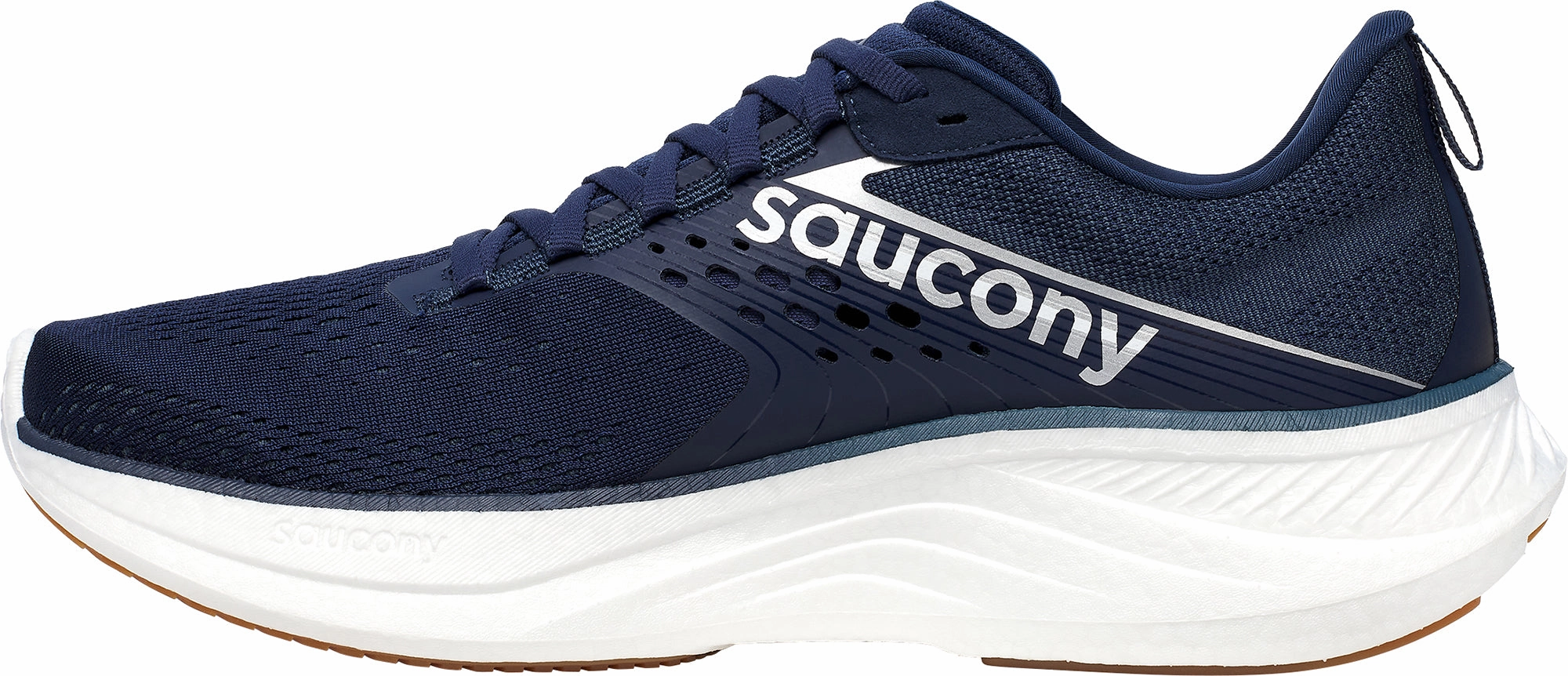 Saucony Ride 17 Mens Running Shoes - Navy Trail Shoes