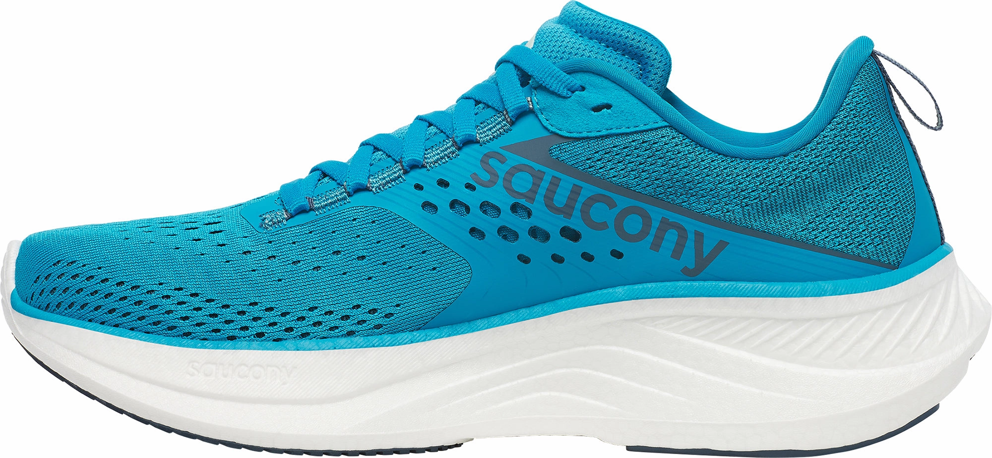Saucony Ride 17 Womens Running Shoes - Blue Trail Shoes