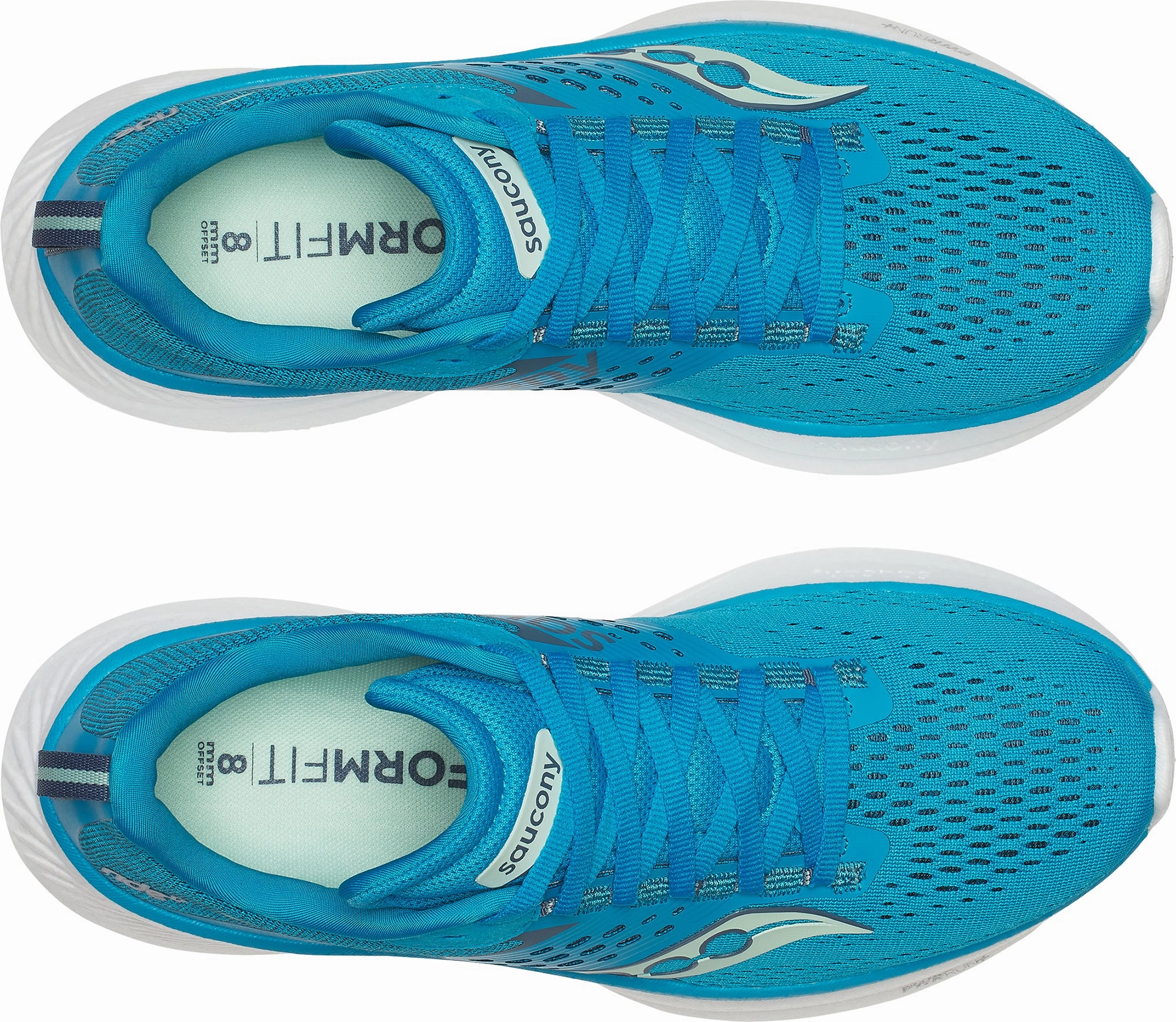 Saucony Ride 17 Womens Running Shoes - Blue Trail Shoes