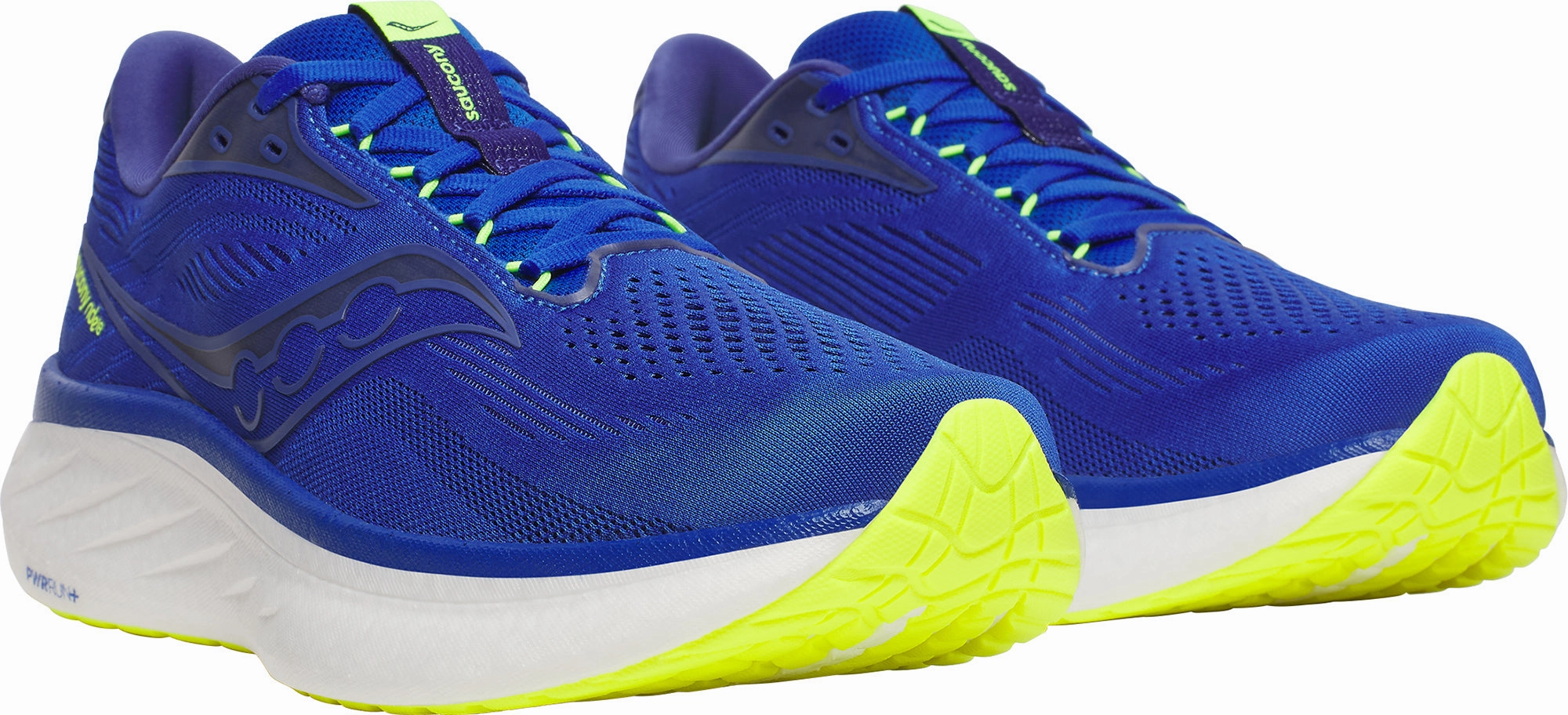 Saucony Ride 18 Mens Running Shoes - Blue Trail Shoes