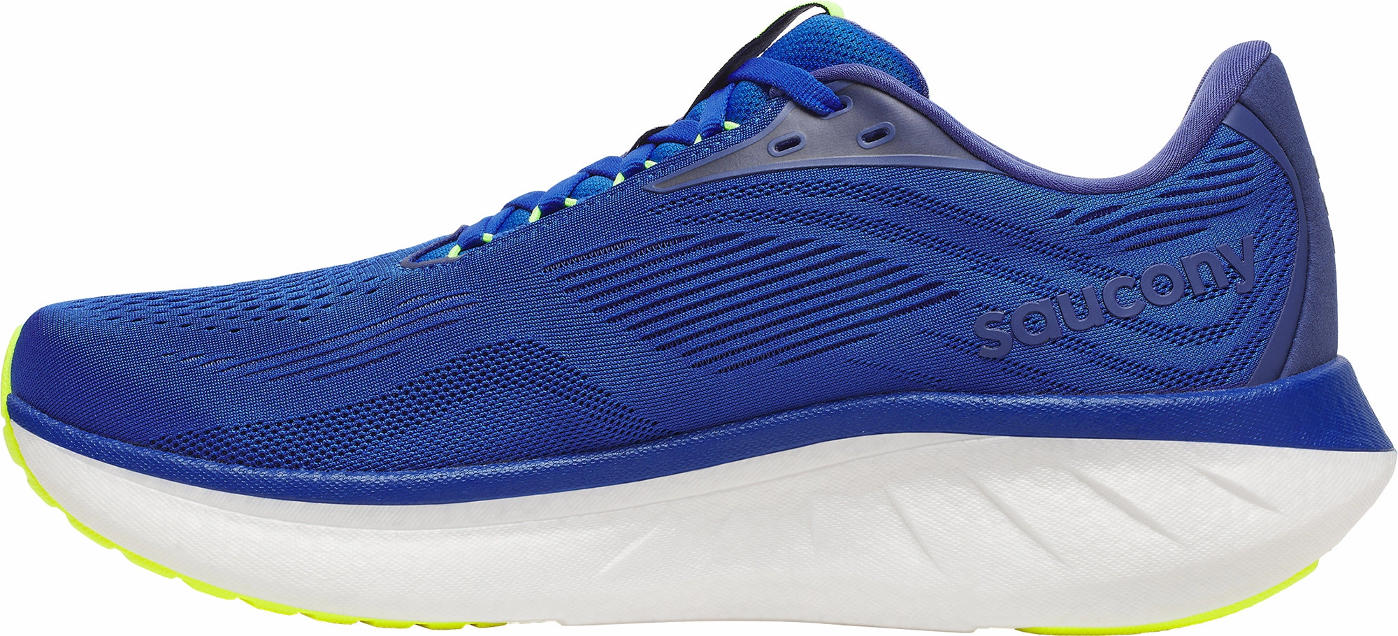 Saucony Ride 18 Mens Running Shoes - Blue Trail Shoes