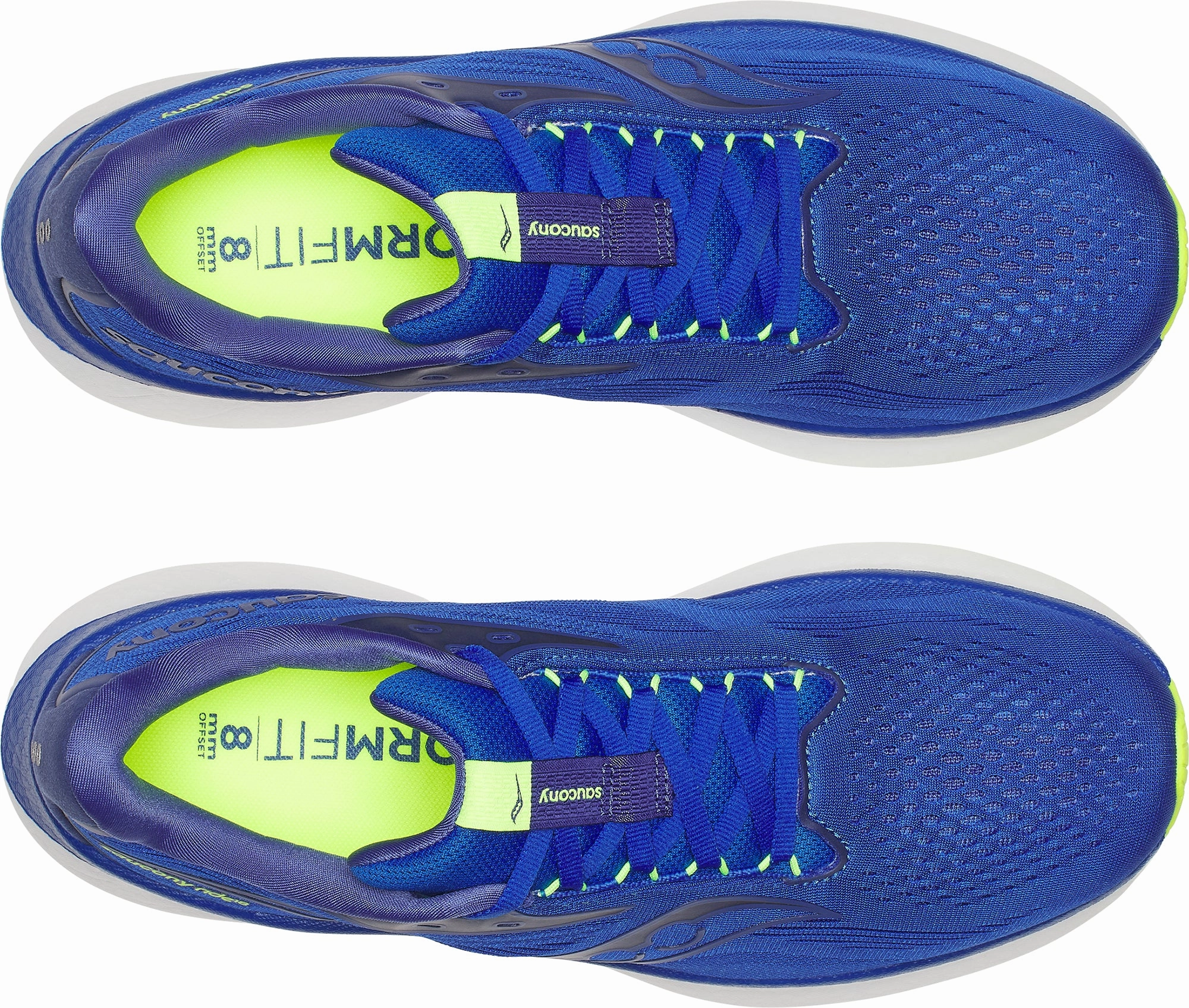 Saucony Ride 18 Mens Running Shoes - Blue Trail Shoes