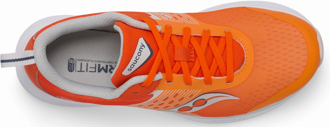 Saucony Ride KDZ Junior Running Shoes - Orange Trail Shoes