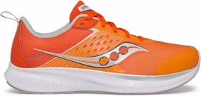 Saucony Ride KDZ Junior Running Shoes - Orange Saucony running shoes with stability support