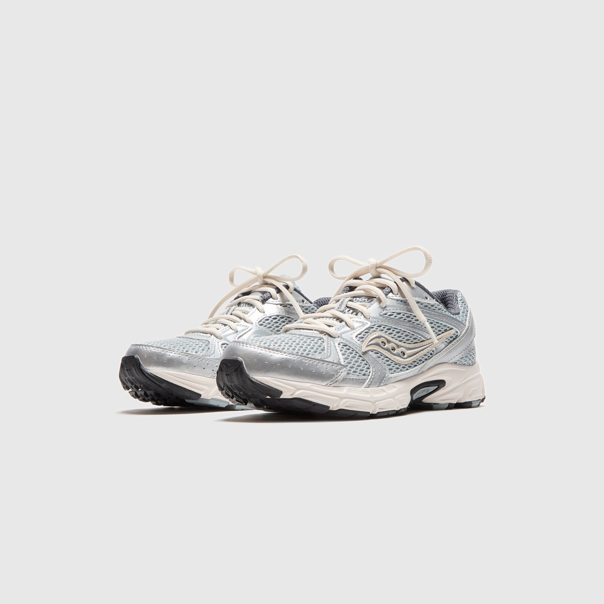 Saucony Ride Millennium - Silver / Cream Saucony Lightweight Shoes